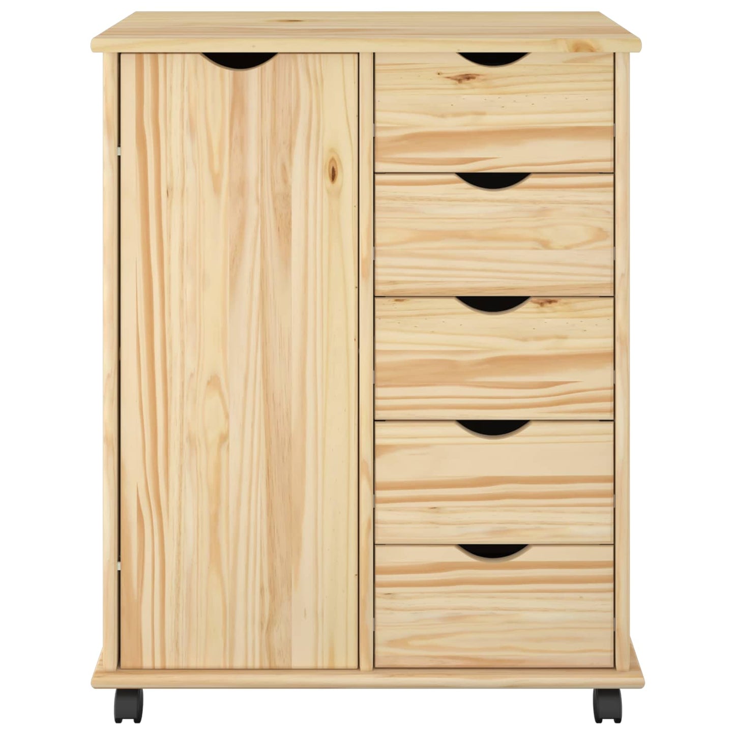 Mobile con Ruote con ruota Marrone 63,5 x 39 x 79 cm | homemem39