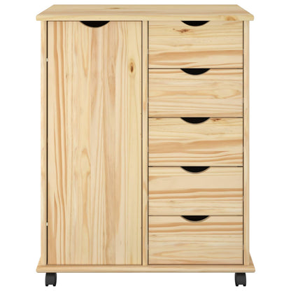 Mobile con Ruote con ruota Marrone 63,5 x 39 x 79 cm | homemem39