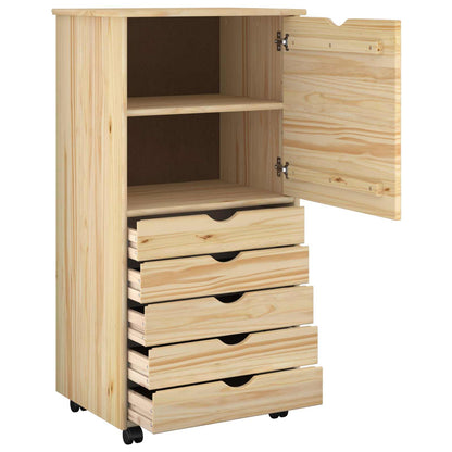 Mobile con Ruote con ruota Marrone 53 x 39 x 103 cm | homemem39