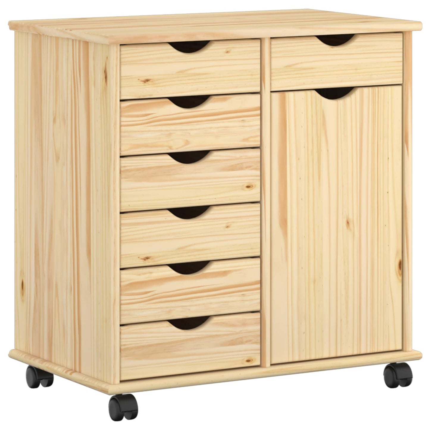 Mobile con Ruote con ruota Marrone 63,5 x 39 x 65,5 cm | homemem39