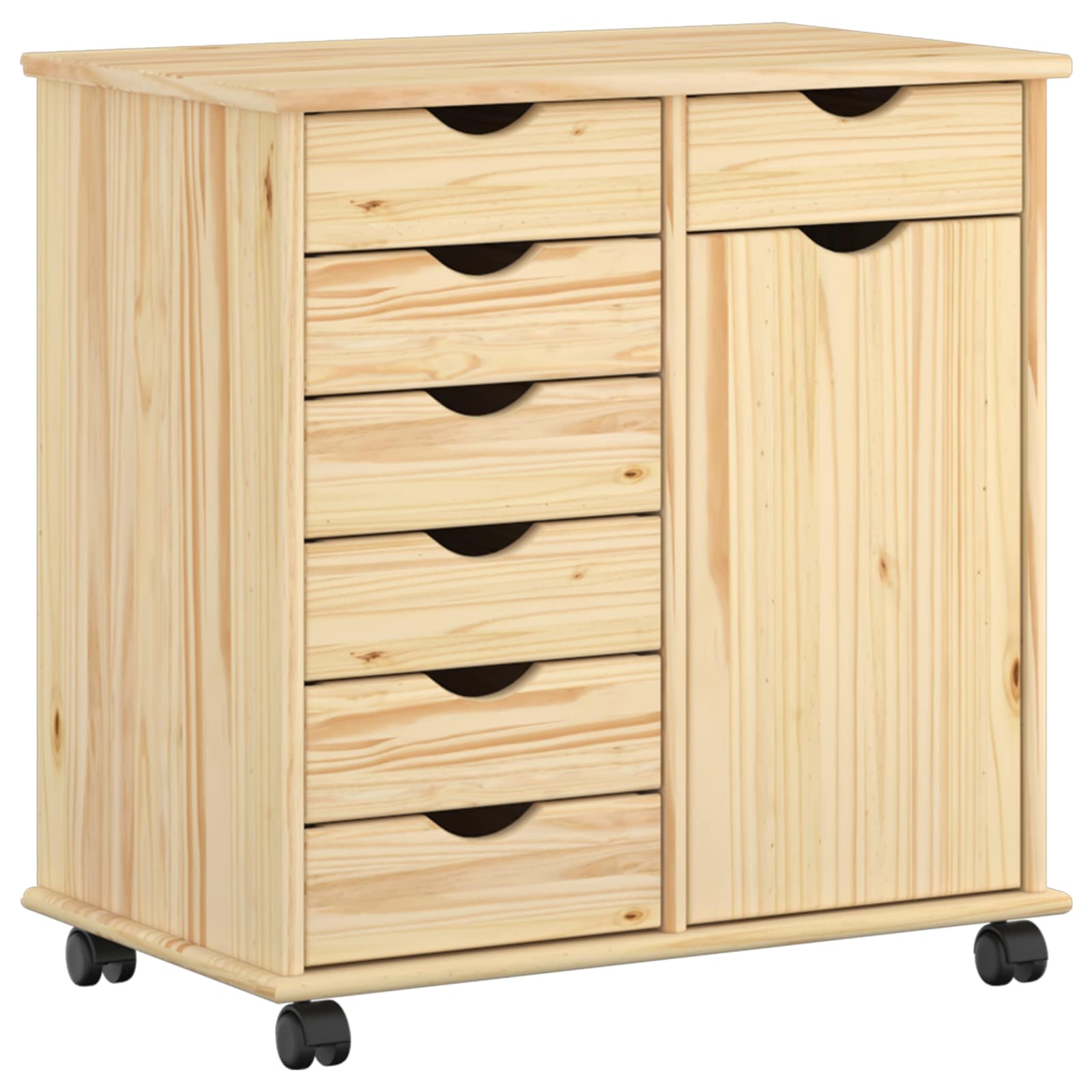 Mobile con Ruote con ruota Marrone 63,5 x 39 x 65,5 cm | homemem39