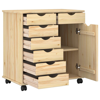 Mobile con Ruote con ruota Marrone 63,5 x 39 x 65,5 cm | homemem39