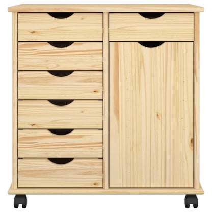 Mobile con Ruote con ruota Marrone 63,5 x 39 x 65,5 cm | homemem39
