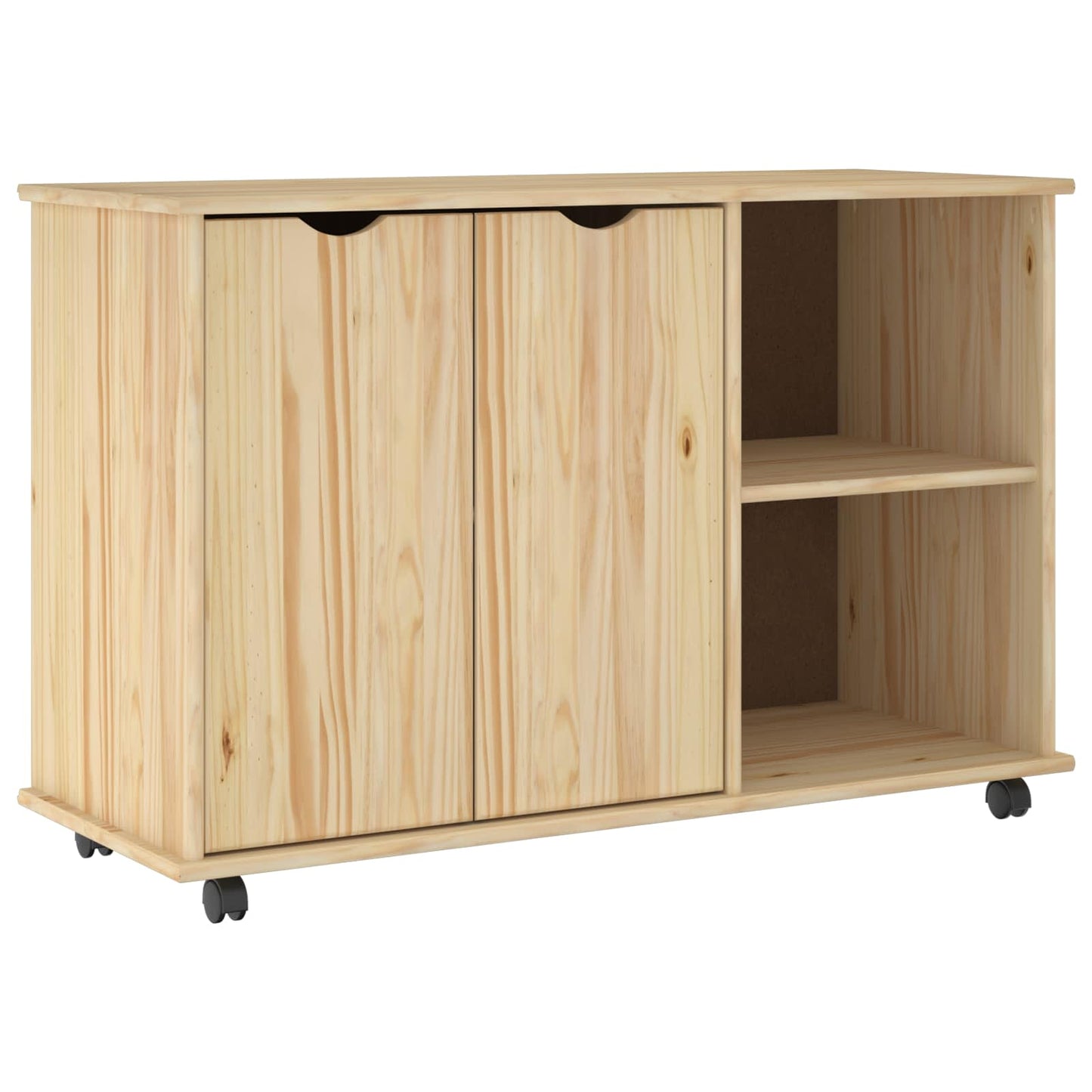 Mobile con Ruote con ruota Marrone 100 x 39 x 65,5 cm | homemem39