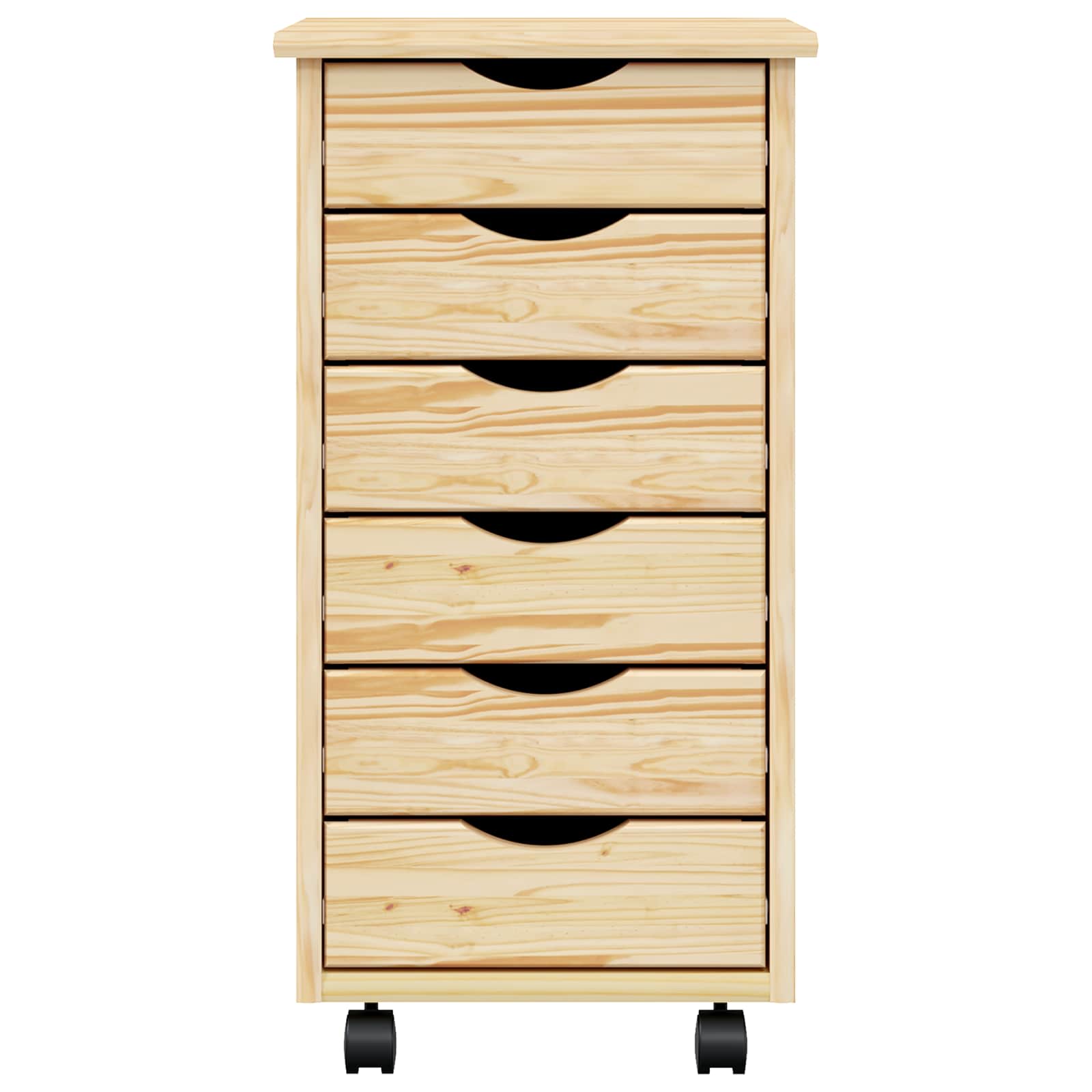 Armadietto Rotolante con Cassetti MOSS Vernice trasparente | homemem39