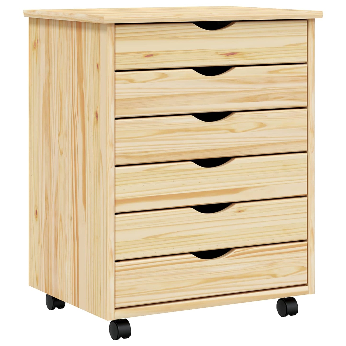 Armadietto Rotolante con Cassetti MOSS Vernice trasparente | homemem39