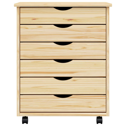 Armadietto Rotolante con Cassetti MOSS Vernice trasparente | homemem39