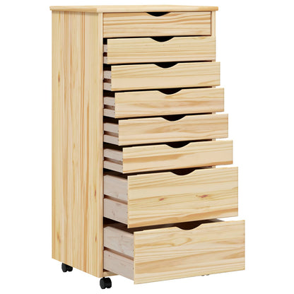 Armadietto Rotolante con Cassetti MOSS Vernice trasparente | homemem39