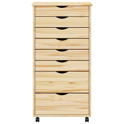 Armadietto Rotolante con Cassetti MOSS Vernice trasparente | homemem39