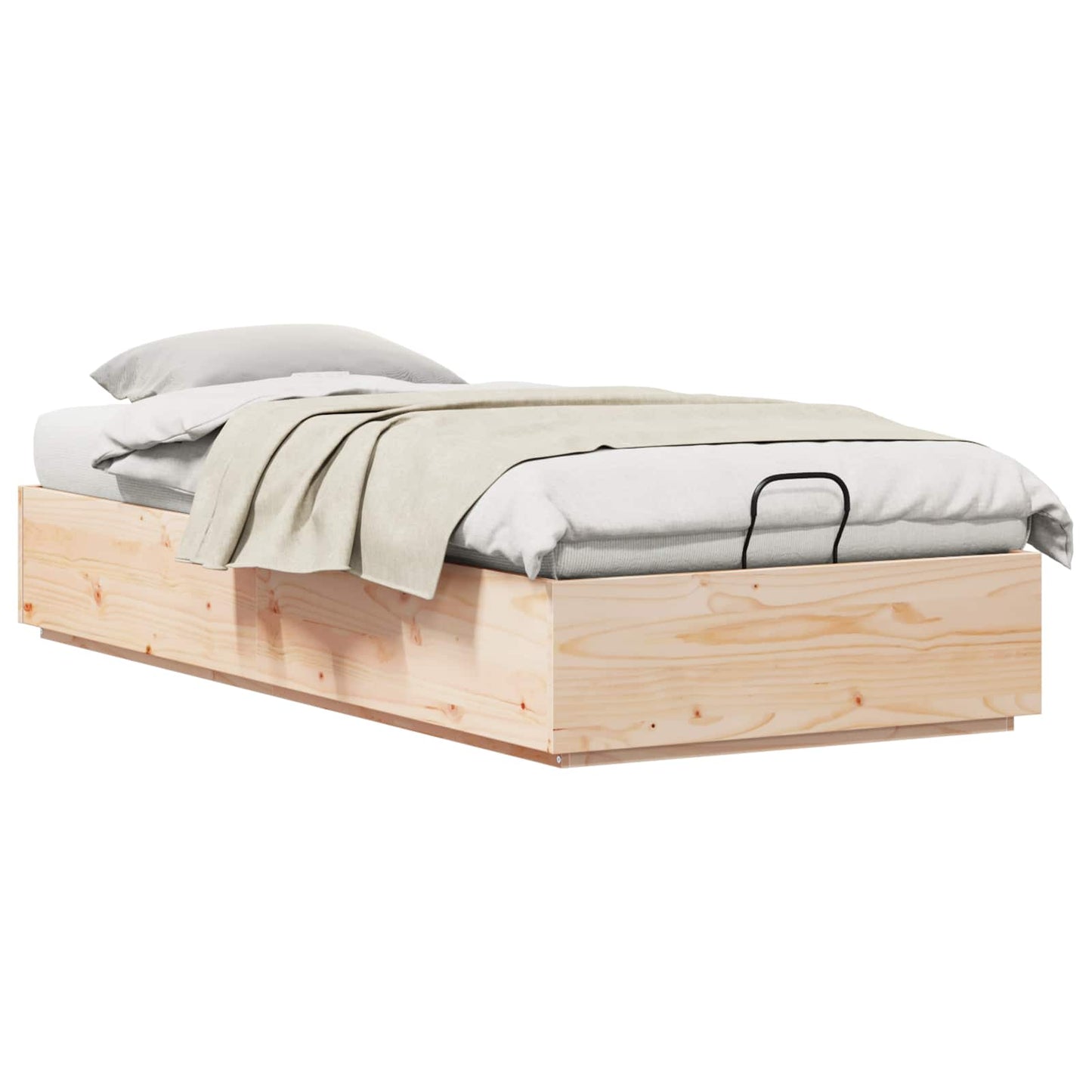 Letto ottomano Naturale 75 x 190 cm Legno di pino massiccio | homemem39