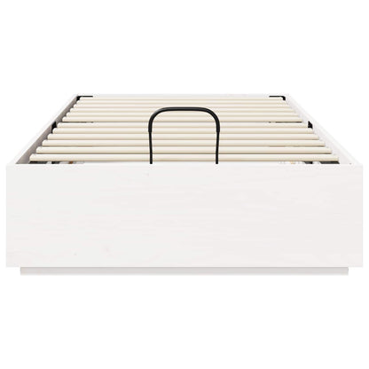 Letto ottomano Bianco 75 x 190 cm Legno di pino massiccio | homemem39