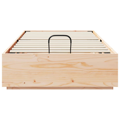 Letto ottomano Naturale 90 x 190 cm Legno di pino massiccio | homemem39