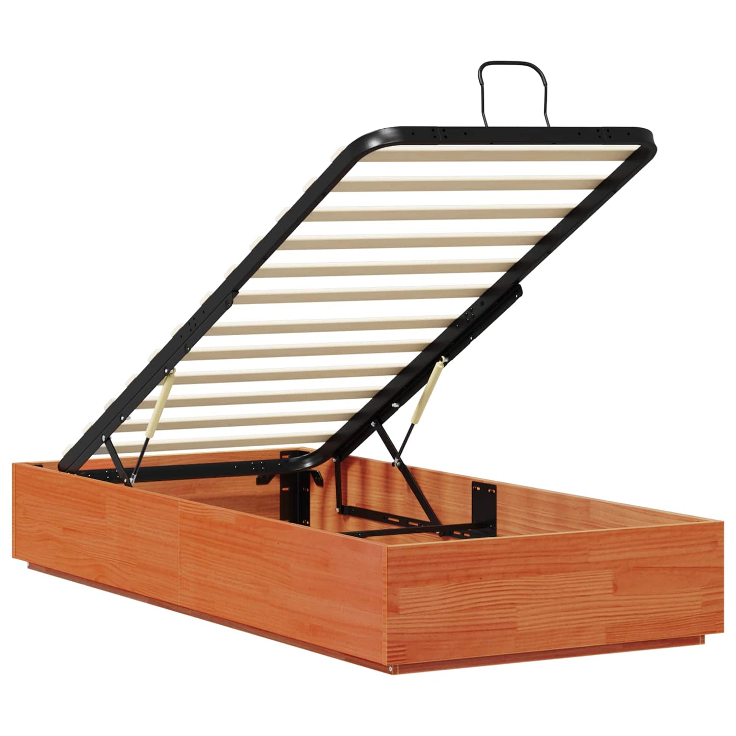 Letto ottomano Marrone Cera 90 x 190 cm Legno di pino massiccio | homemem39