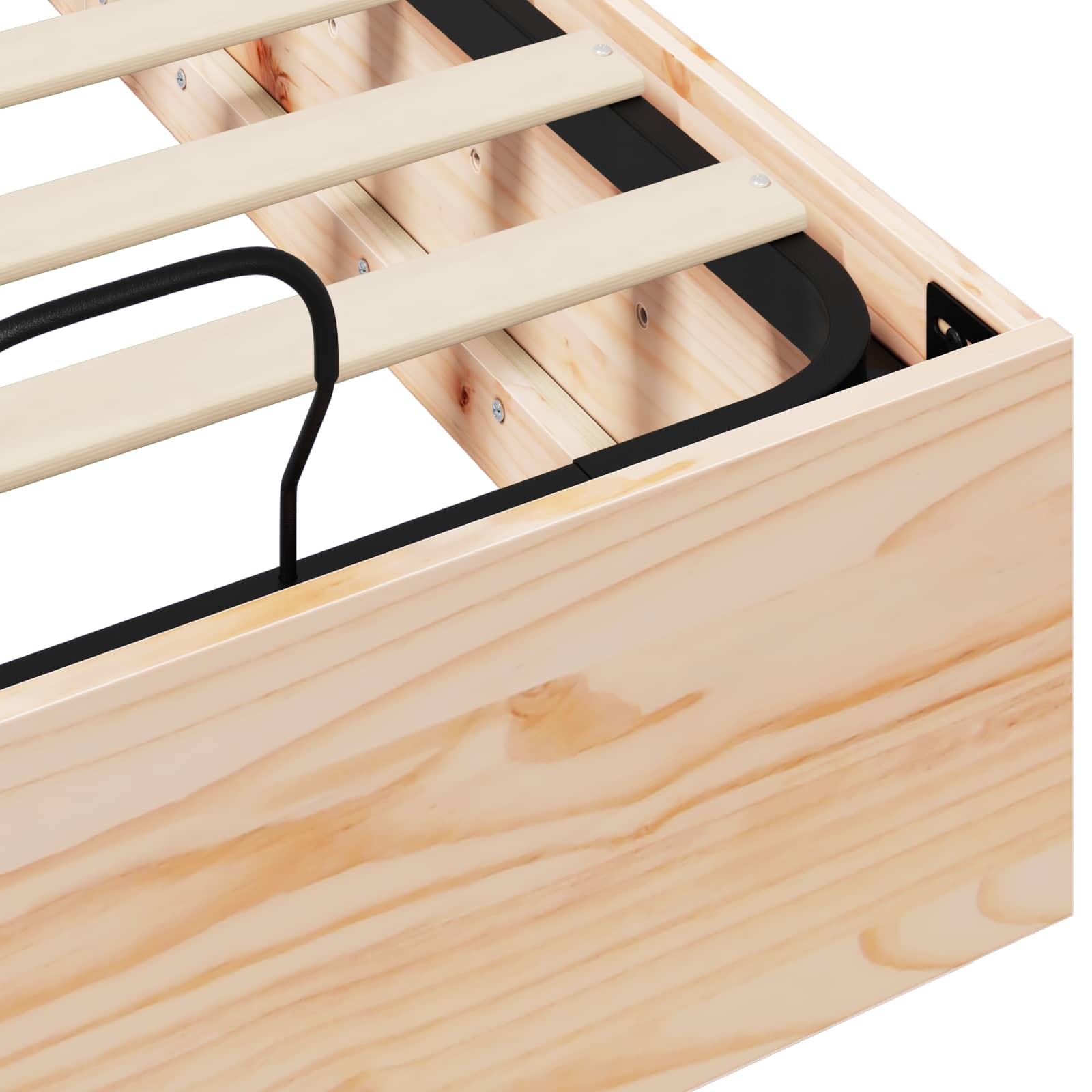 Letto ottomano Naturale 80 x 200 cm Legno di pino massiccio | homemem39
