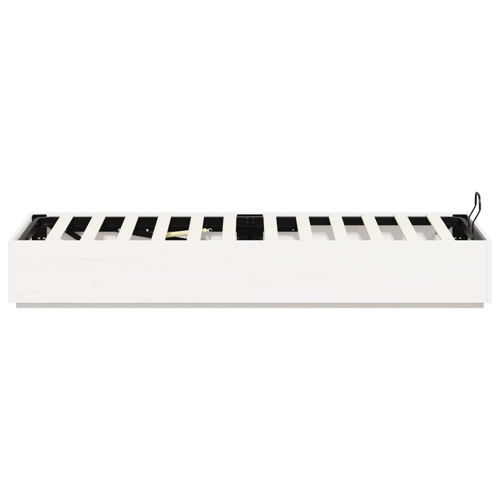 Letto ottomano Bianco 80 x 200 cm Legno di pino massiccio | homemem39