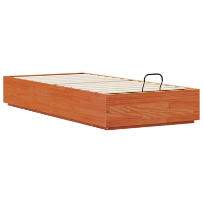 Letto ottomano Marrone Cera 80 x 200 cm Legno di pino massiccio | homemem39