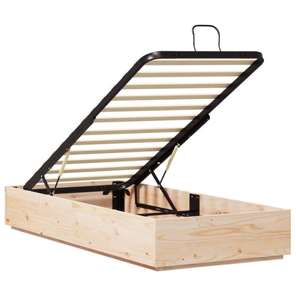 Letto ottomano Naturale 90 x 200 cm Legno di pino massiccio | homemem39
