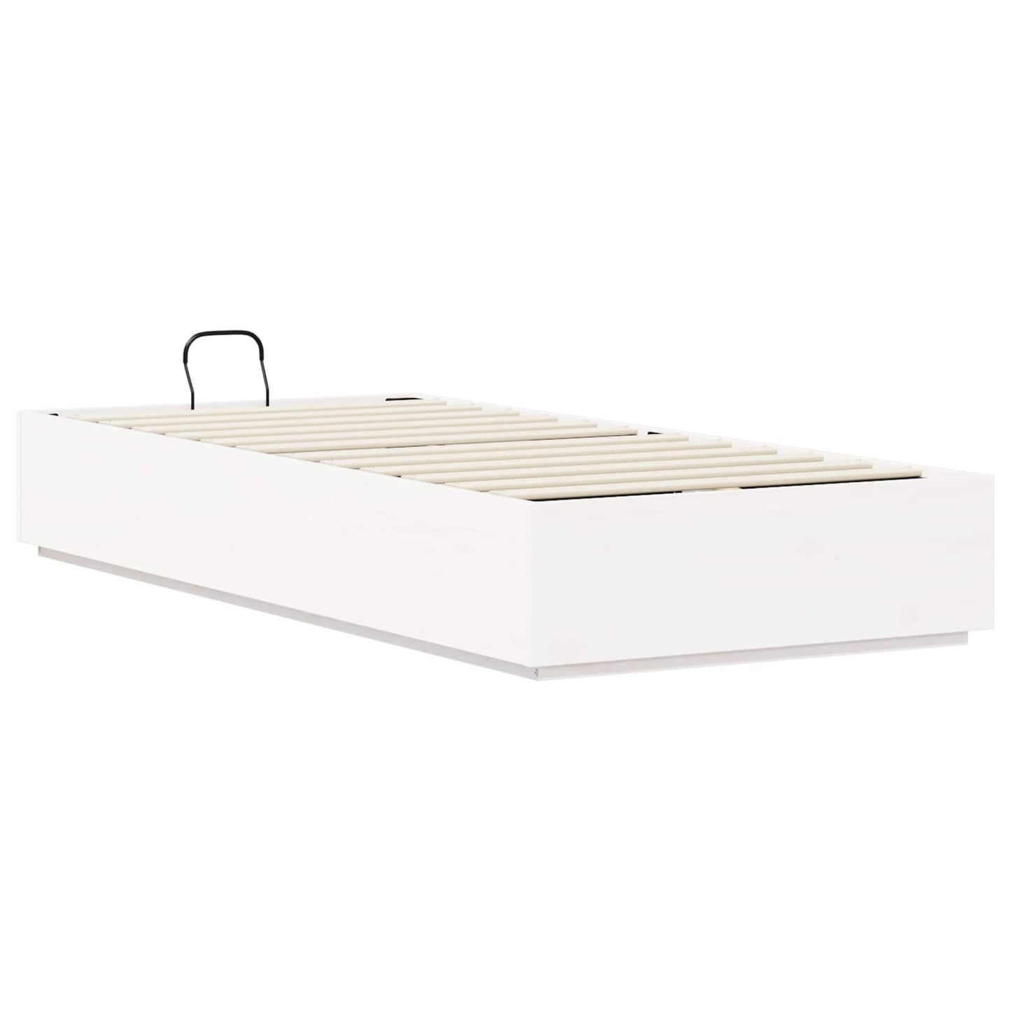 Letto ottomano Bianco 90 x 200 cm Legno di pino massiccio | homemem39