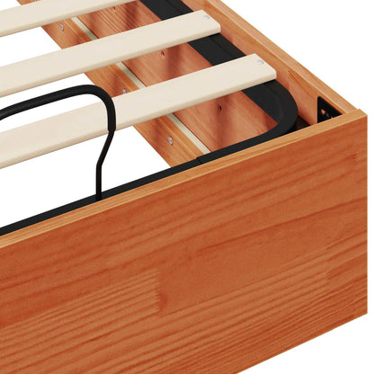 Letto ottomano Marrone Cera 90 x 200 cm Legno di pino massiccio | homemem39