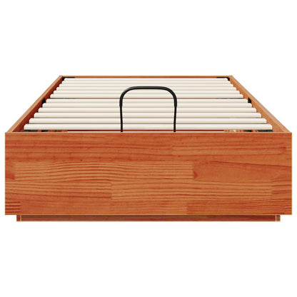 Letto ottomano Marrone Cera 90 x 200 cm Legno di pino massiccio | homemem39