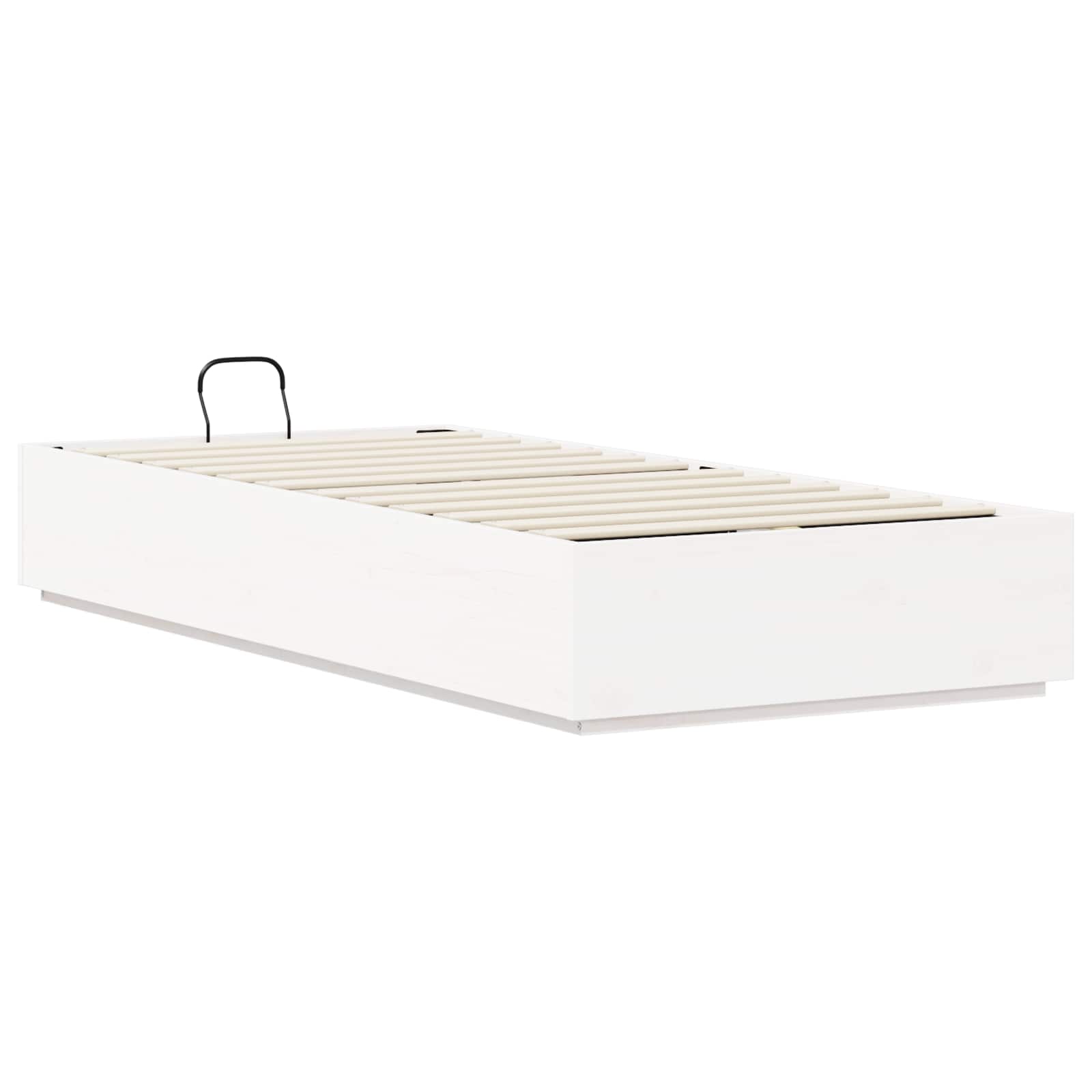 Letto ottomano Bianco 100 x 200 cm Legno di pino massiccio | homemem39