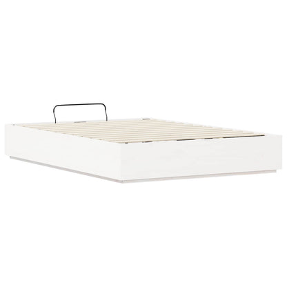 Letto ottomano Bianco 120 x 190 cm Legno di pino massiccio | homemem39