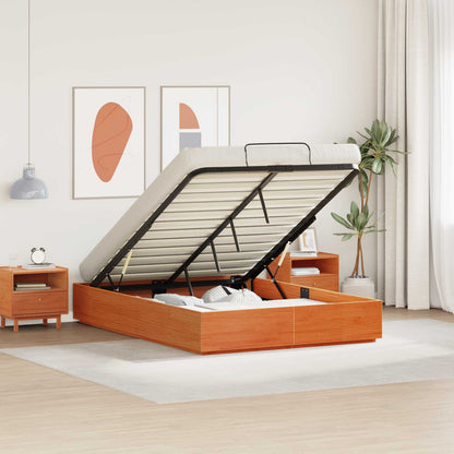 Letto ottomano Marrone Cera 135 x 190 cm | homemem39
