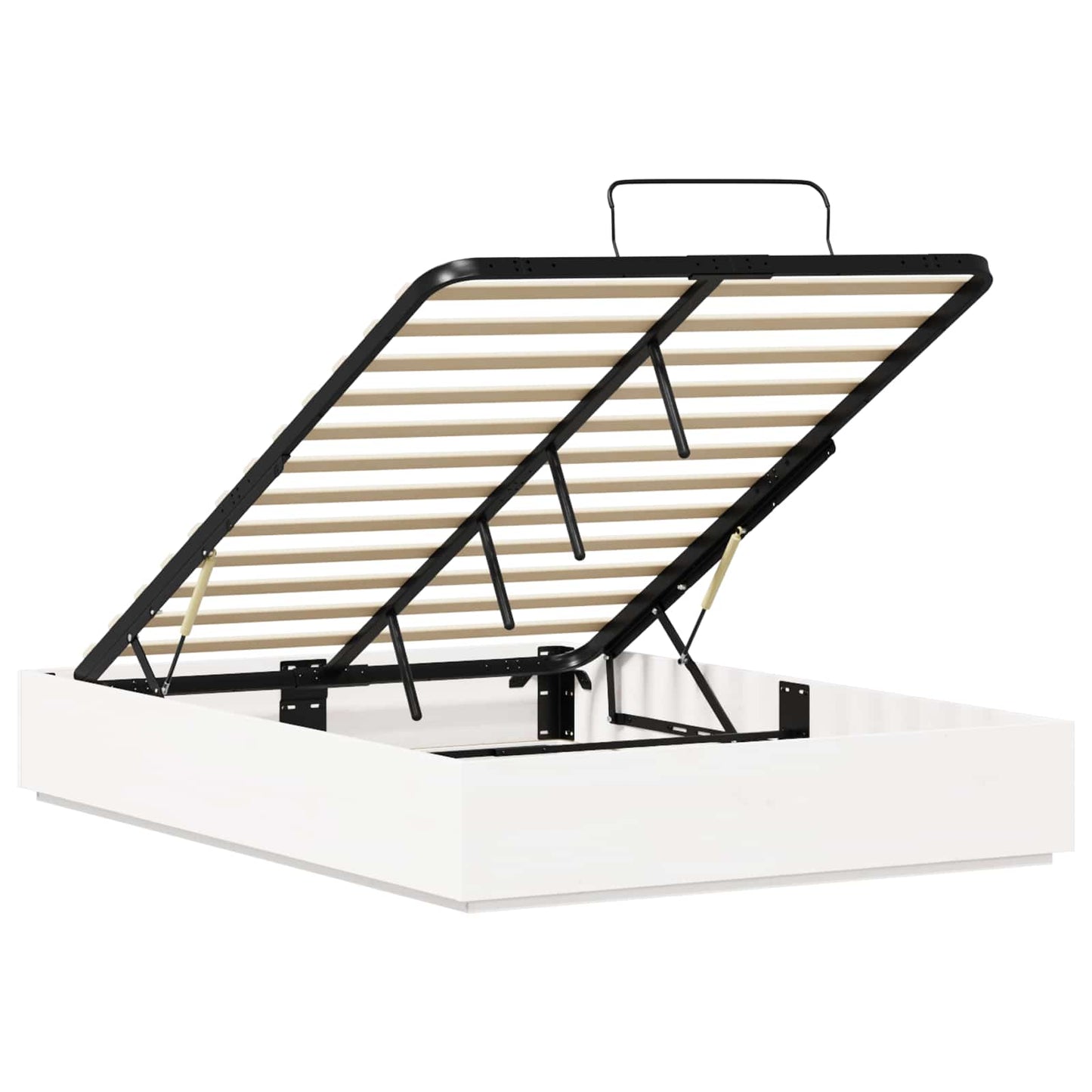 Letto ottomano Bianco 140 x 190 cm Legno di pino massiccio | homemem39