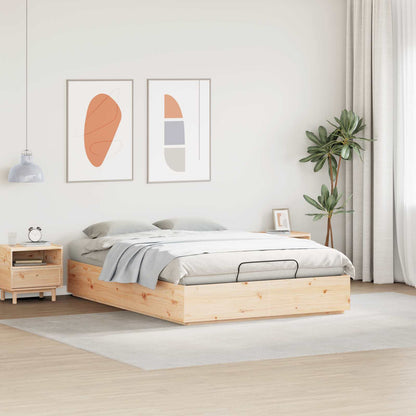 Letto ottomano Naturale 150 x 200 cm Legno di pino massiccio | homemem39