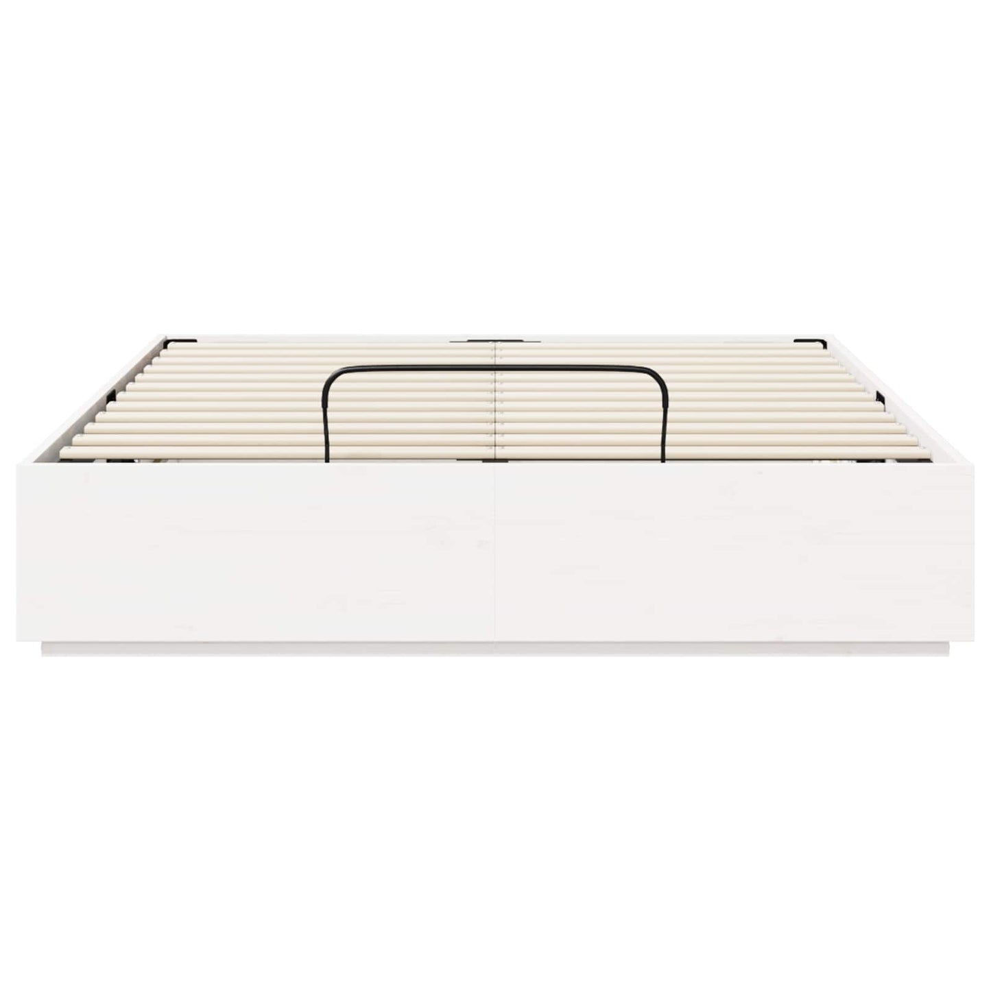 Letto ottomano Bianco 160 x 200 cm Legno di pino massiccio | homemem39
