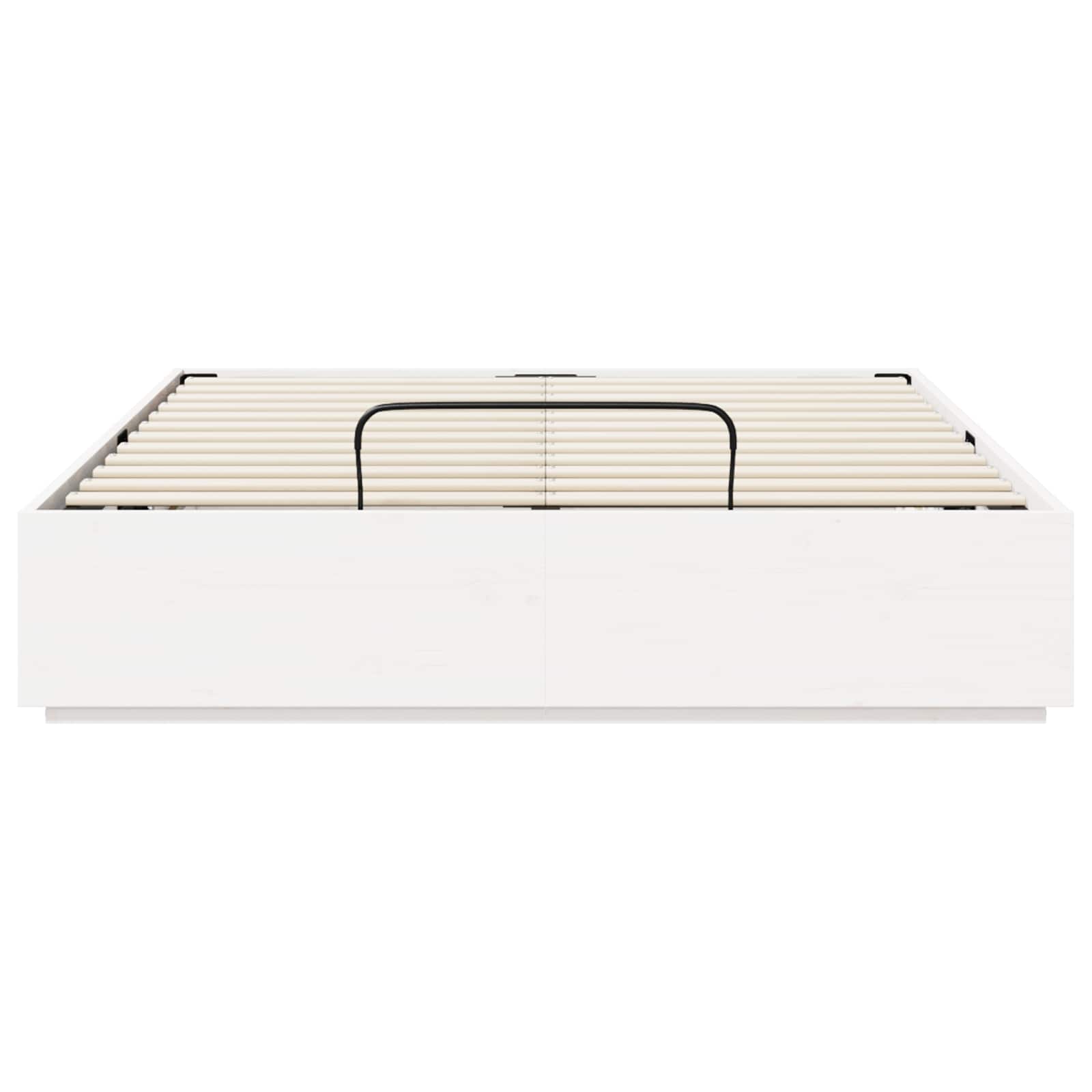 Letto ottomano Bianco 160 x 200 cm Legno di pino massiccio | homemem39