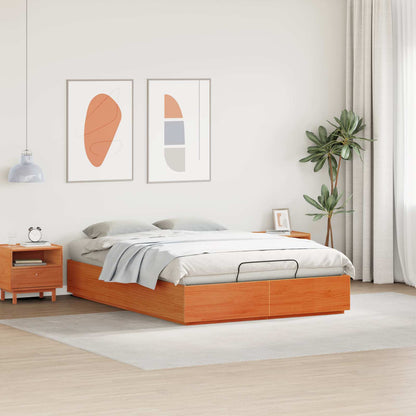 Letto ottomano 160 x 200 cm Legno di pino massiccio | homemem39