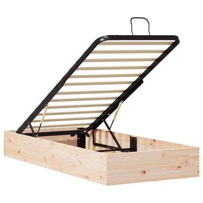 Telaio del Letto Ottomano con Ripostiglio Naturale 70 x 190 cm | homemem39