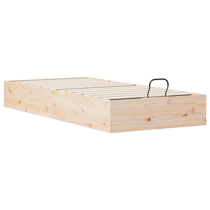 Telaio del Letto Ottomano con Ripostiglio Naturale 70 x 190 cm | homemem39