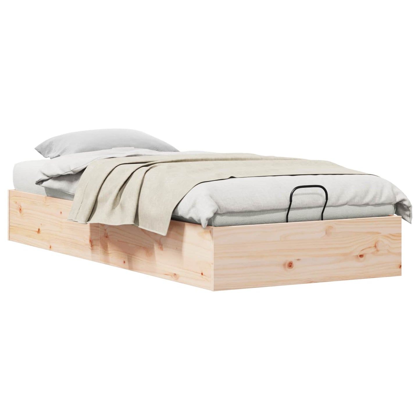 Telaio del Letto Ottomano con Ripostiglio Naturale 70 x 190 cm | homemem39