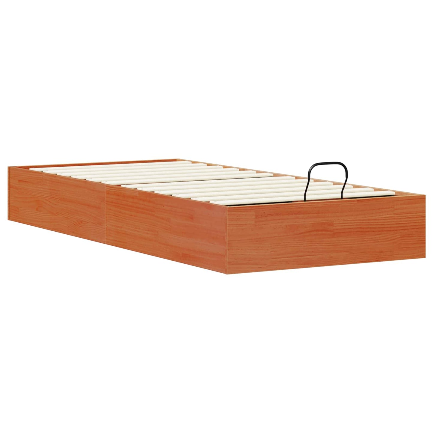 Telaio del Letto Ottomano con Ripostiglio Marrone Cerato | homemem39