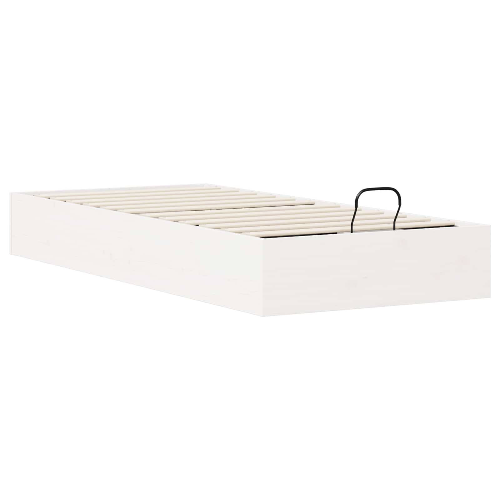 Telaio del Letto Ottomano con Ripostiglio Bianco 90 x 190 cm | homemem39