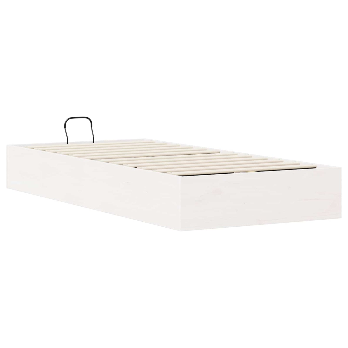 Telaio del Letto Ottomano con Ripostiglio Bianco 80 x 200 cm | homemem39