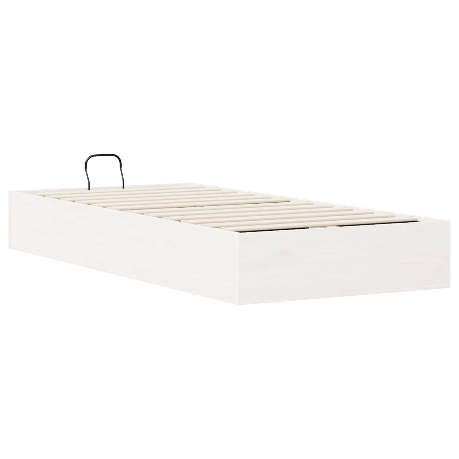 Telaio del Letto Ottomano con Ripostiglio Bianco 80 x 200 cm | homemem39