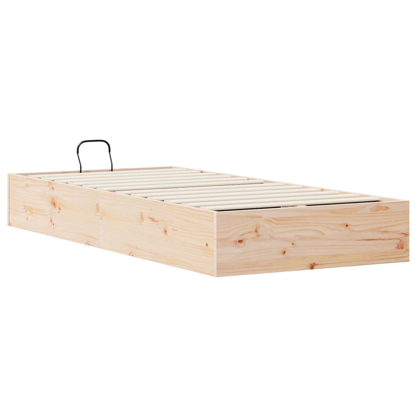 Telaio del Letto Ottomano con Ripostiglio Naturale 90 x 200 cm | homemem39
