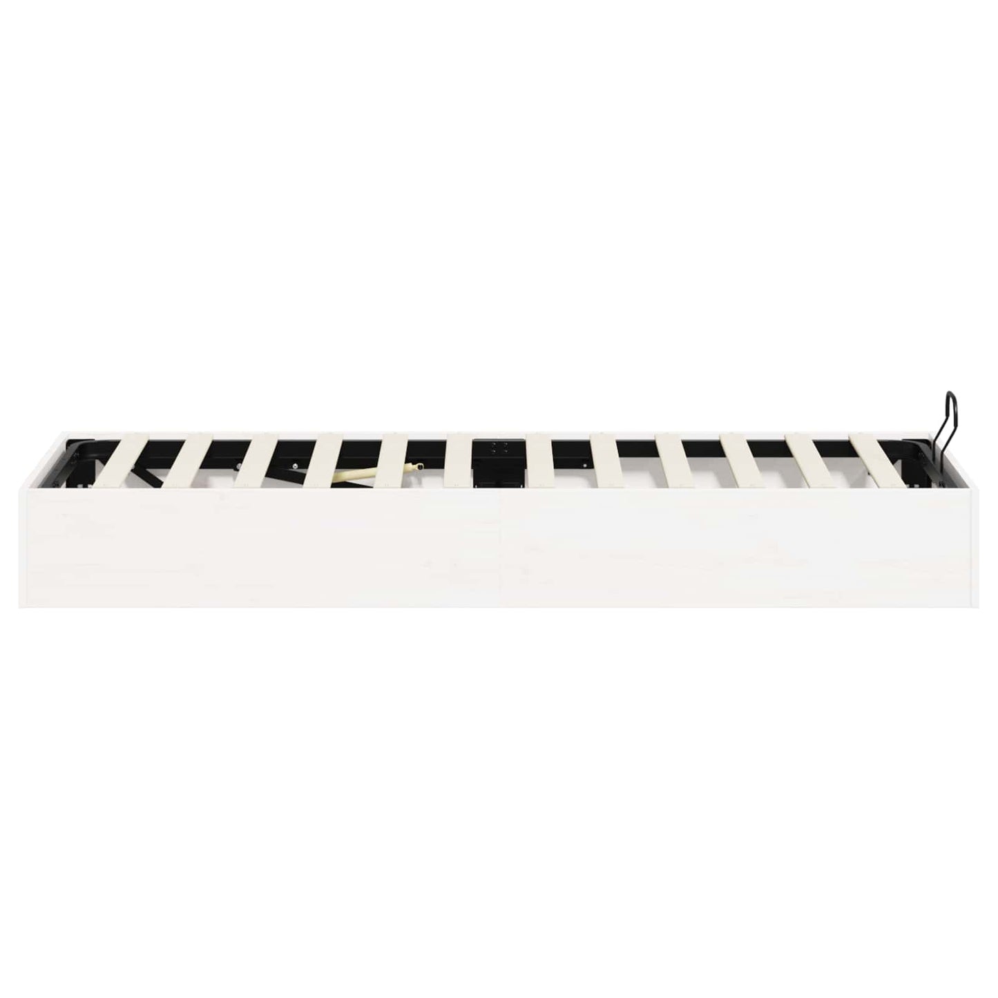 Telaio del Letto Ottomano con Ripostiglio Bianco 90 x 200 cm | homemem39