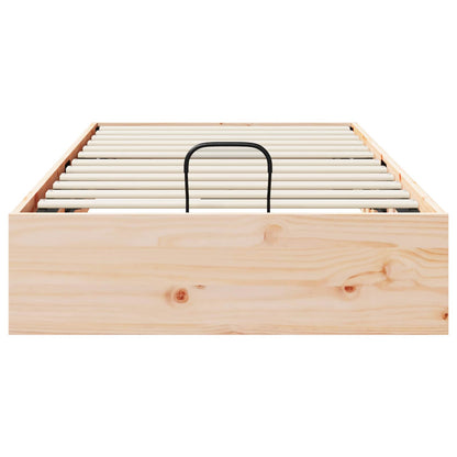 Telaio del Letto Ottomano con Ripostiglio Naturale 100 x 200 cm | homemem39