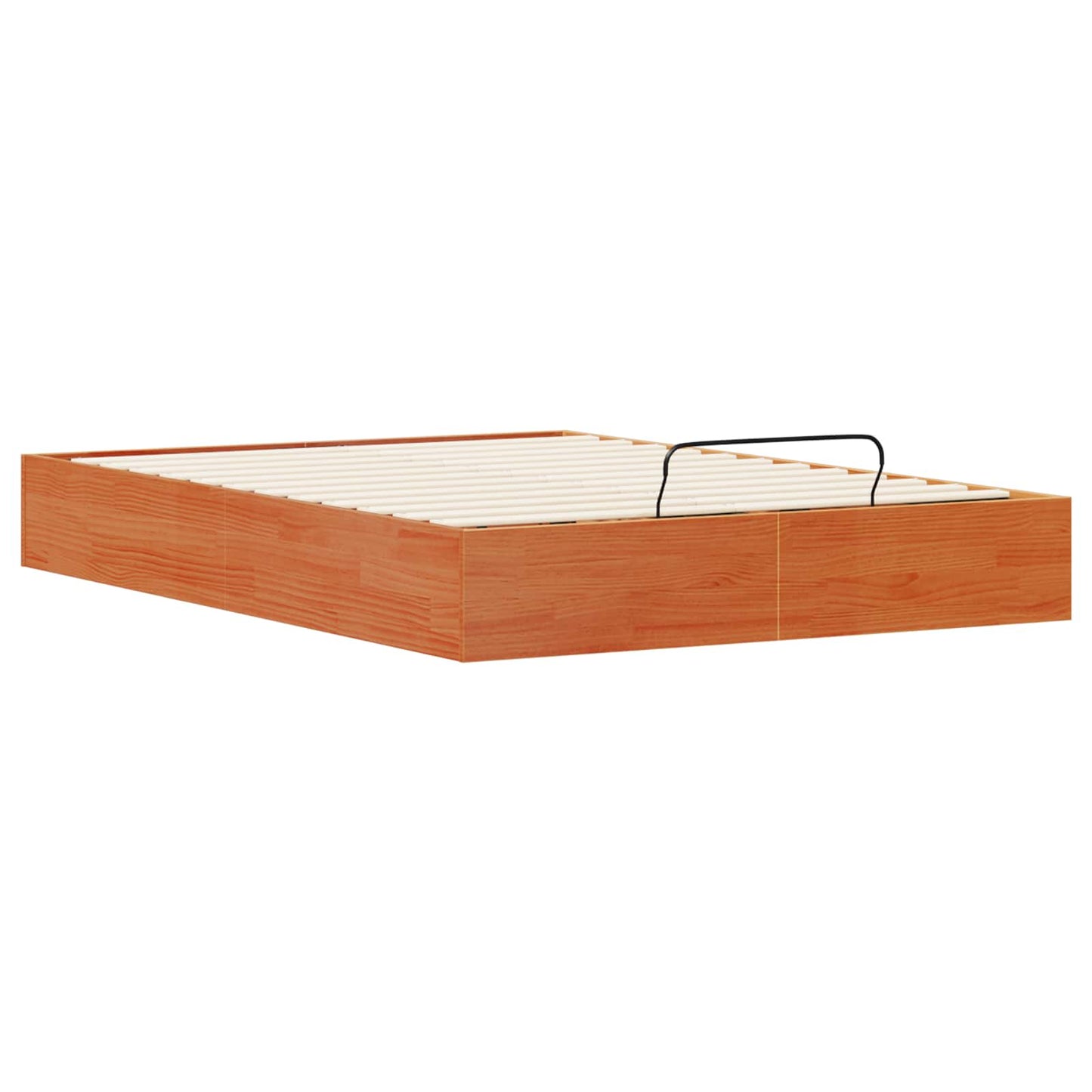 Telaio del Letto Ottomano con Ripostiglio Marrone Cera | homemem39