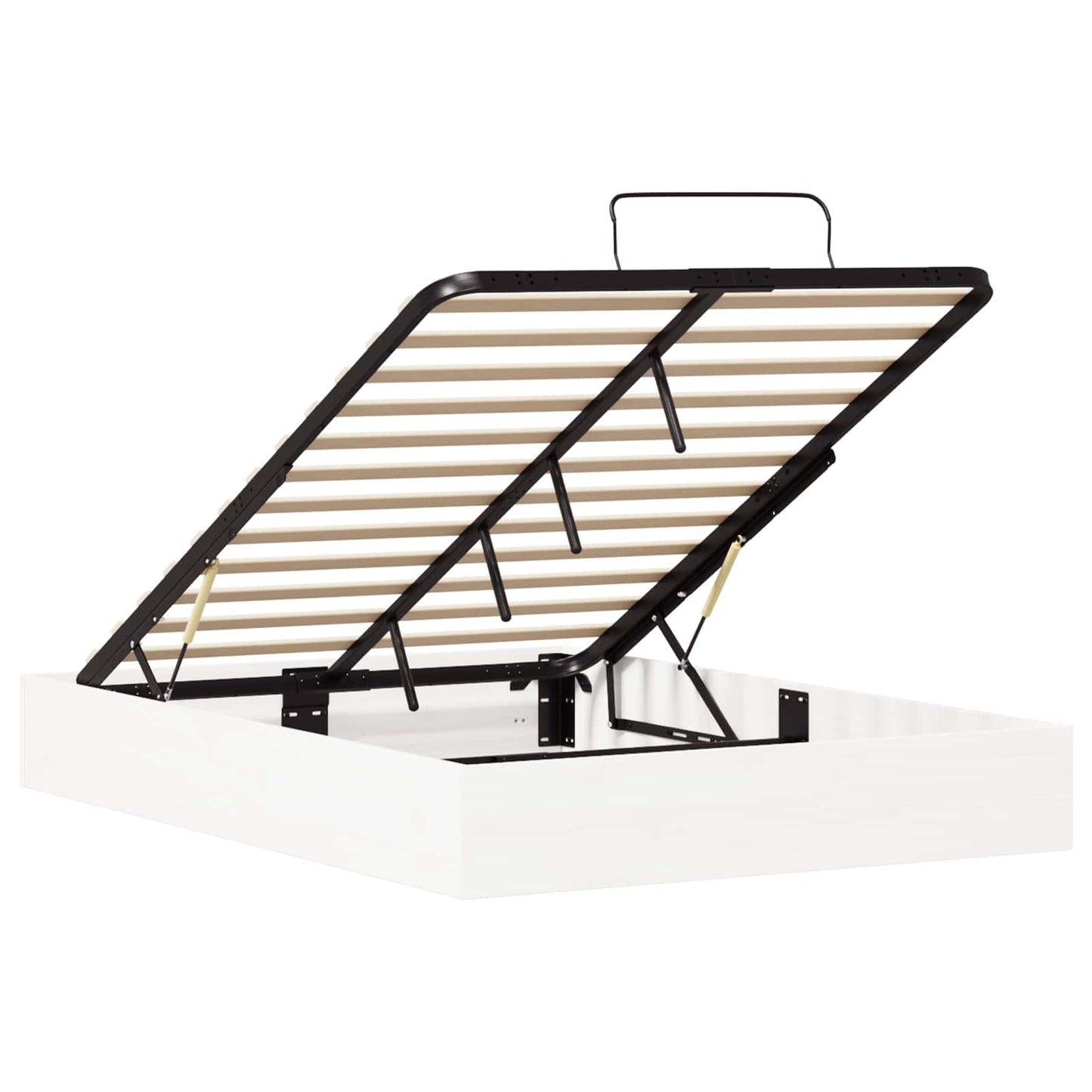 Telaio del Letto Ottomano con Ripostiglio Bianco 135 x 190 cm | homemem39