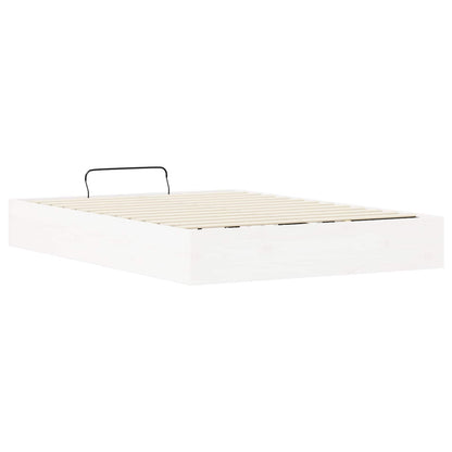 Telaio del Letto Ottomano con Ripostiglio Bianco 135 x 190 cm | homemem39