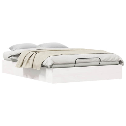 Telaio del Letto Ottomano con Ripostiglio Bianco 140 x 190 cm | homemem39
