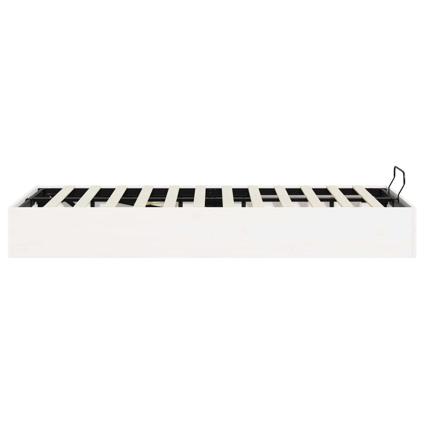 Telaio del Letto Ottomano con Ripostiglio Bianco 140 x 190 cm | homemem39