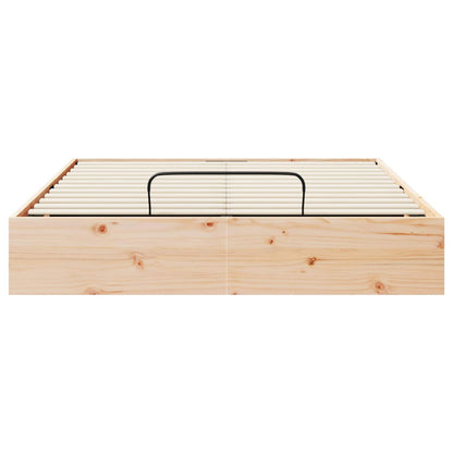 Telaio del Letto Ottomano con Ripostiglio Naturale 120 x 200 cm | homemem39