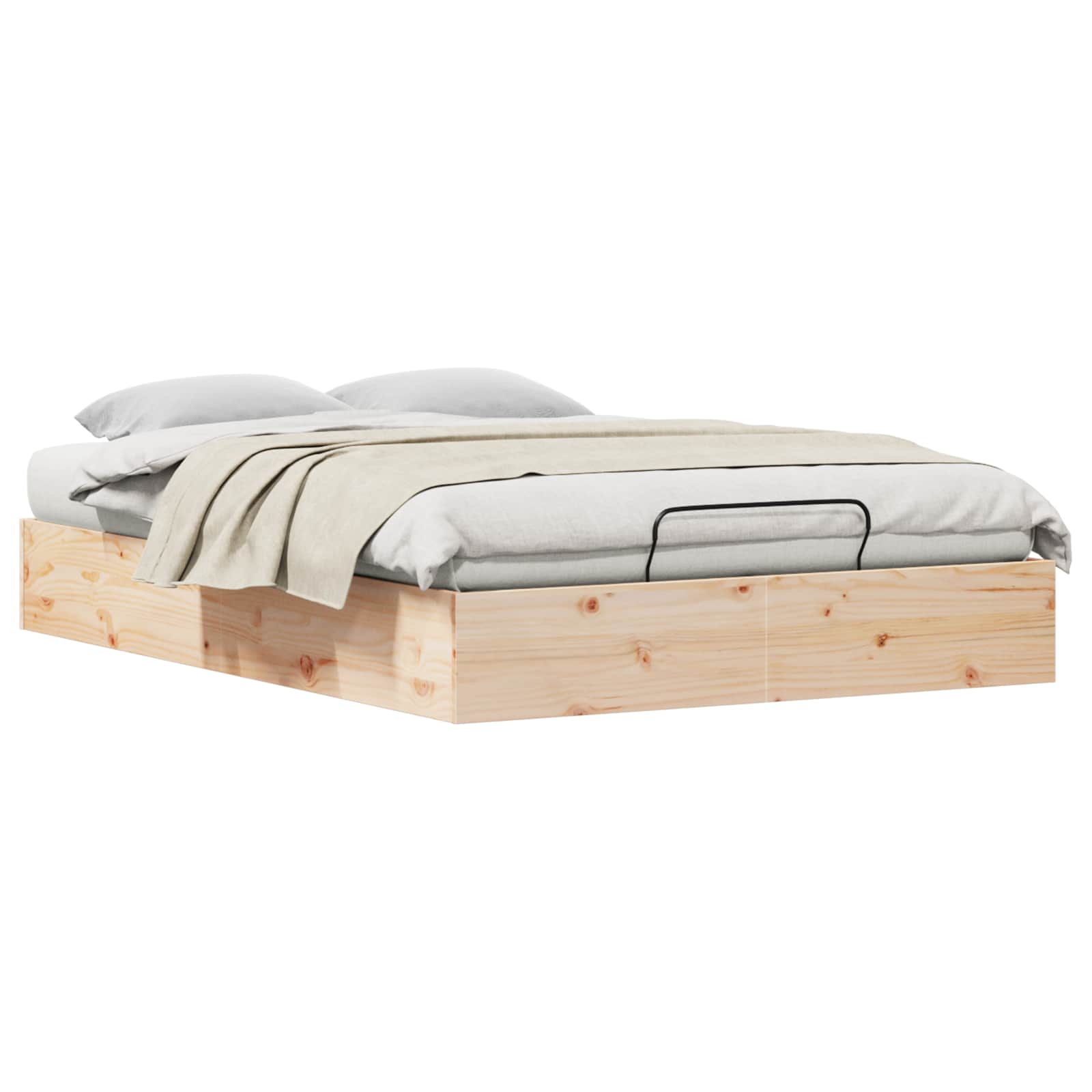 Telaio del Letto Ottomano con Ripostiglio Naturale 120 x 200 cm | homemem39