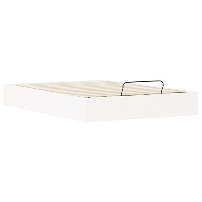 Telaio del Letto Ottomano con Ripostiglio Bianco 140 x 200 cm | homemem39